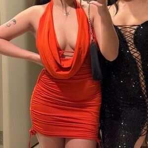 OH POLLY COWNECK DRESS